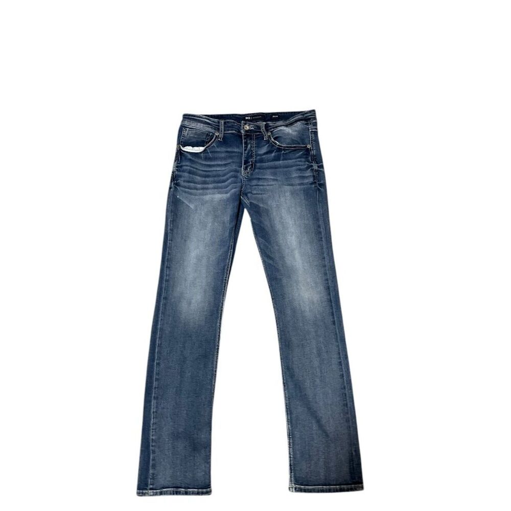 BKE Buckle Jake Straight Jeans Mens Size 36 Medium Wash  Casual